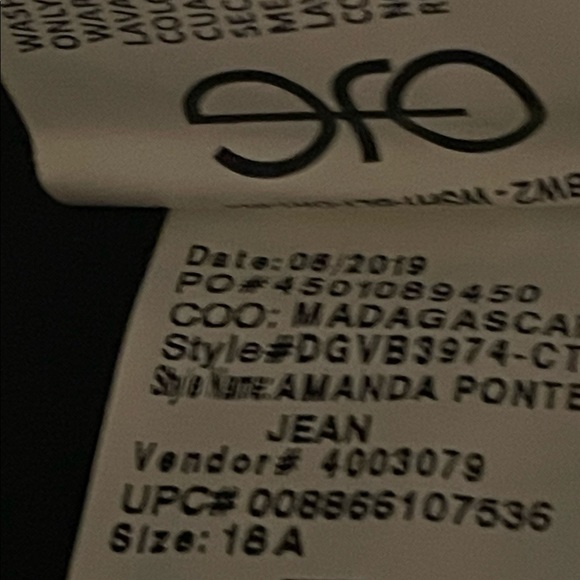 Gloria Vanderbilt Amanda plaid pants size 18 - Picture 13 of 14